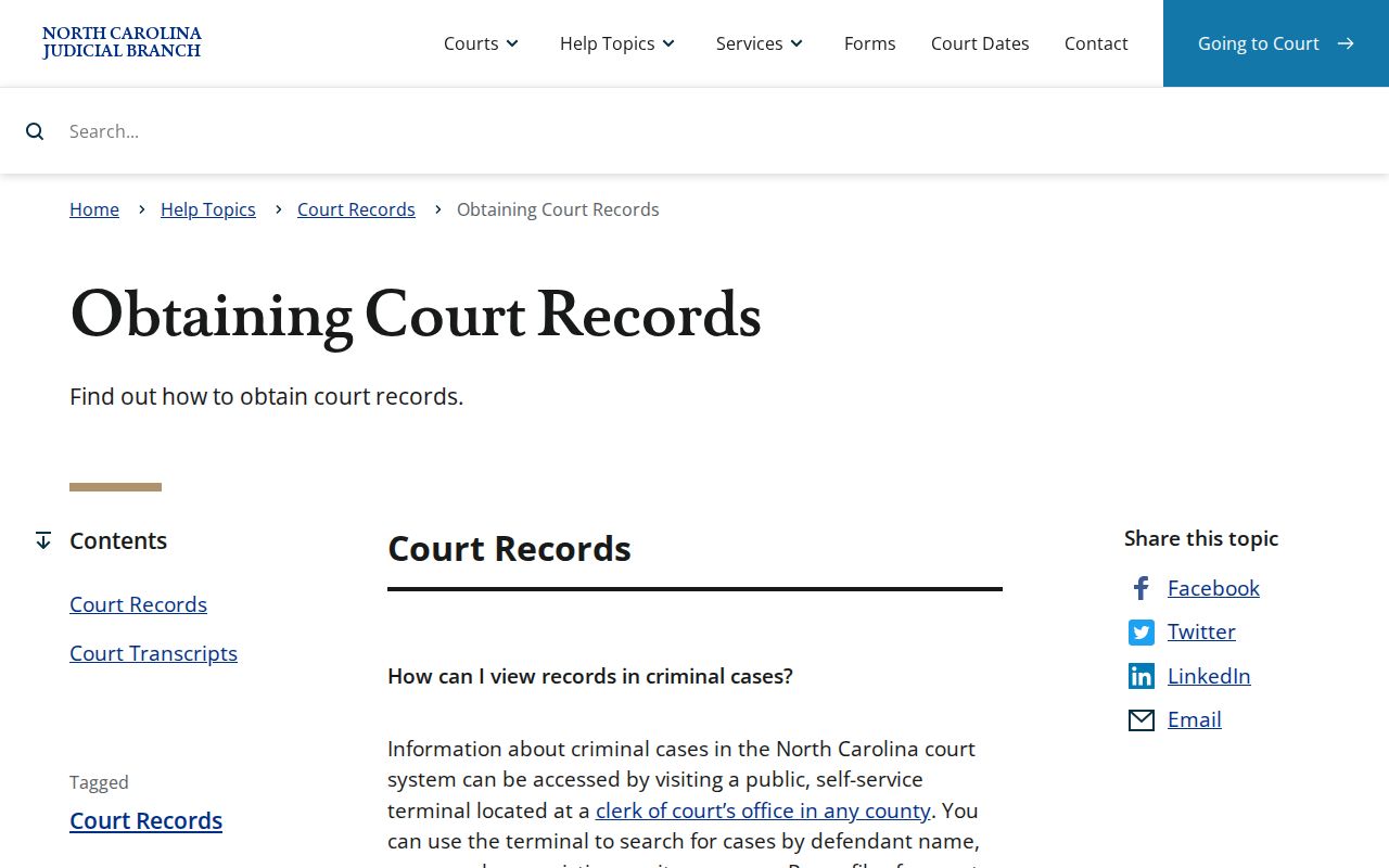 Richmond County court records obtaining court records source