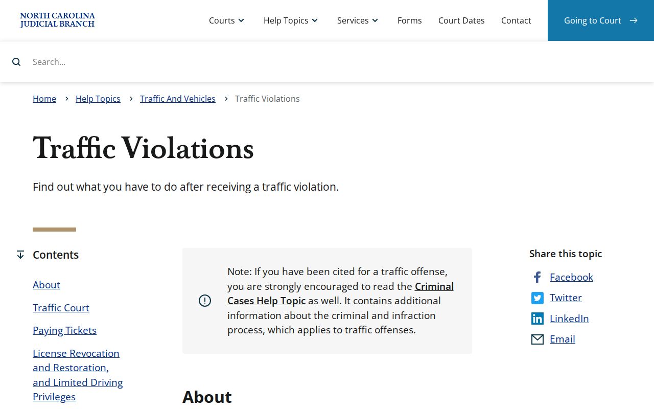 Richmond County traffic court records official traffic violations guidance